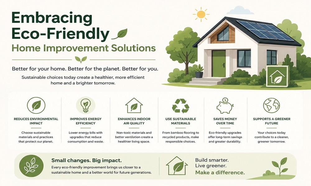 Embracing Eco-Friendly Home Improvement Solutions