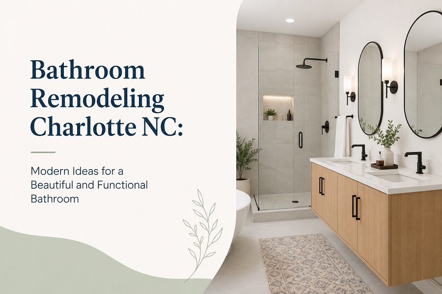 Bathroom Remodeling Charlotte NC: Modern Ideas for a Beautiful and Functional Bathroom Bathroom Remodeling Charlotte NC