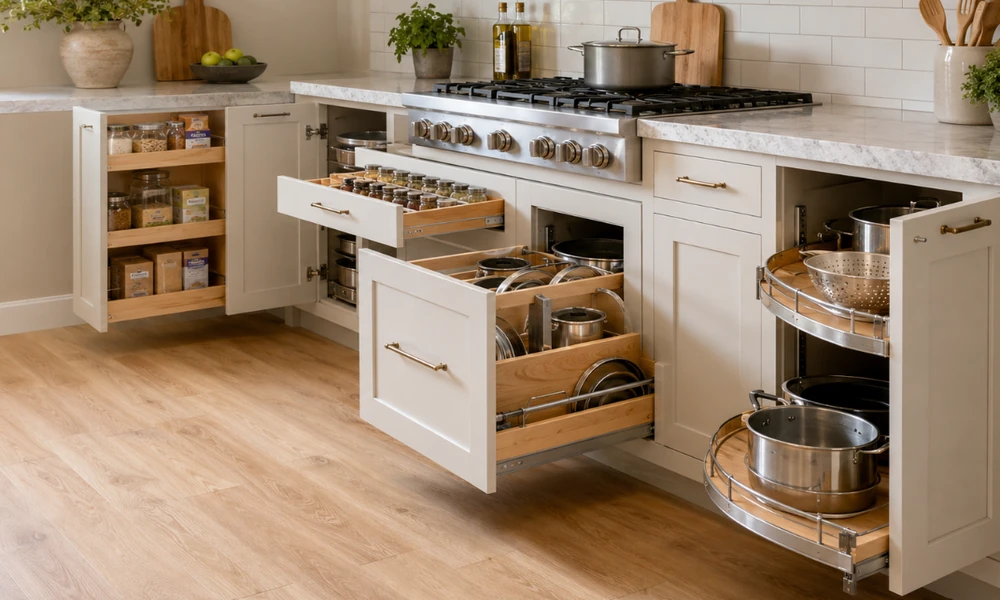 Hidden Kitchen Storage Ideas That Make Daily Cooking Easier
